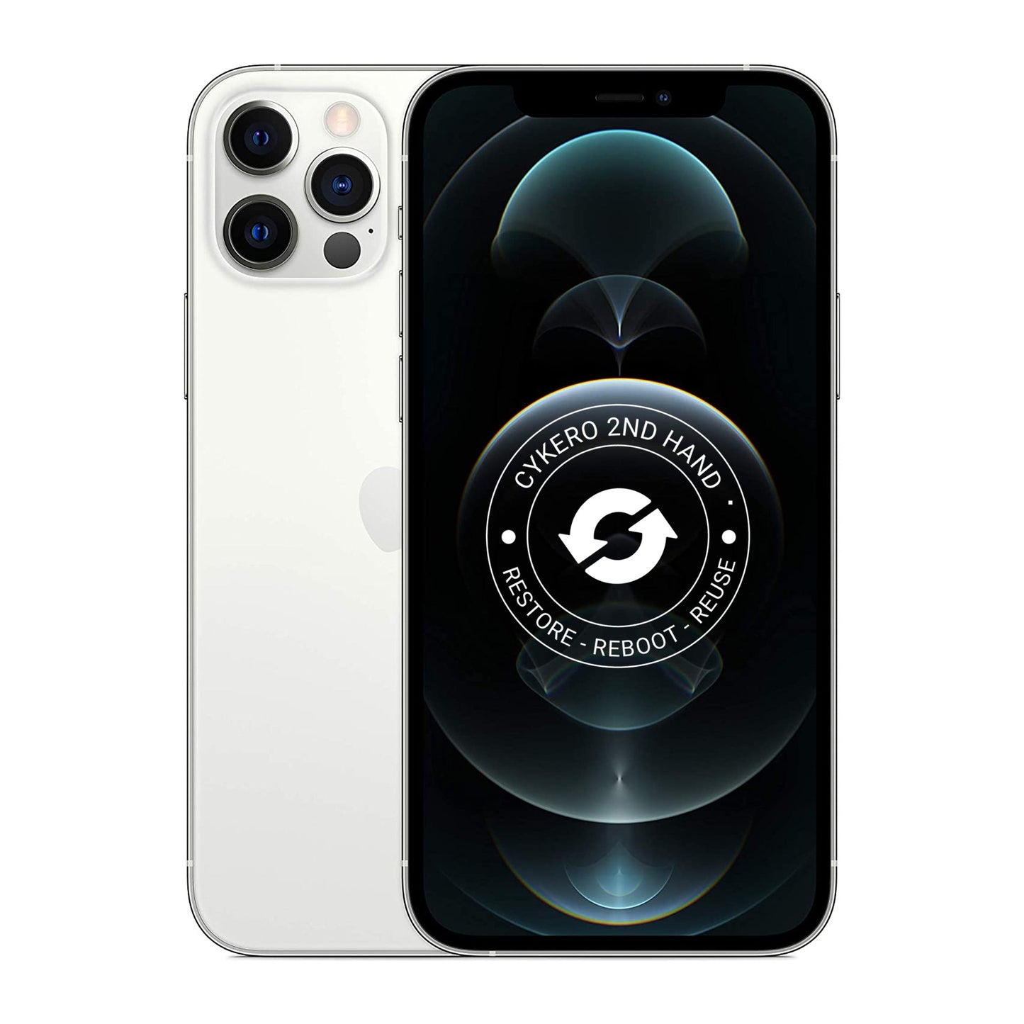 iPhone 12 Pro 512GB Argent Reconditionné - Cykero