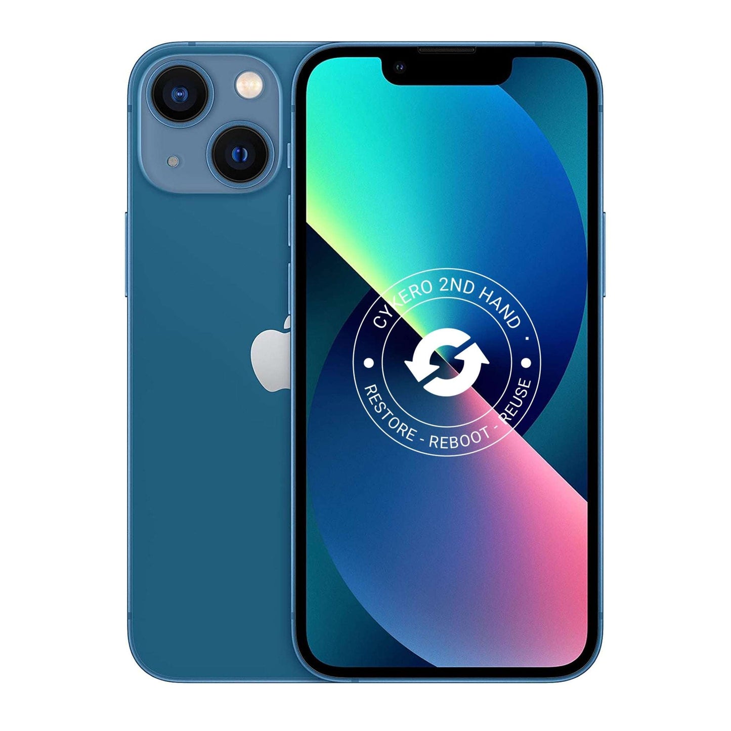 iPhone 13 Mini 256GB Bleu Reconditionné - Cykero