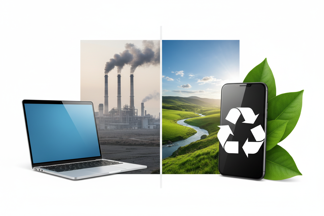 Reconditionné vs neuf : quel est le vrai coût pour l’environnement ?