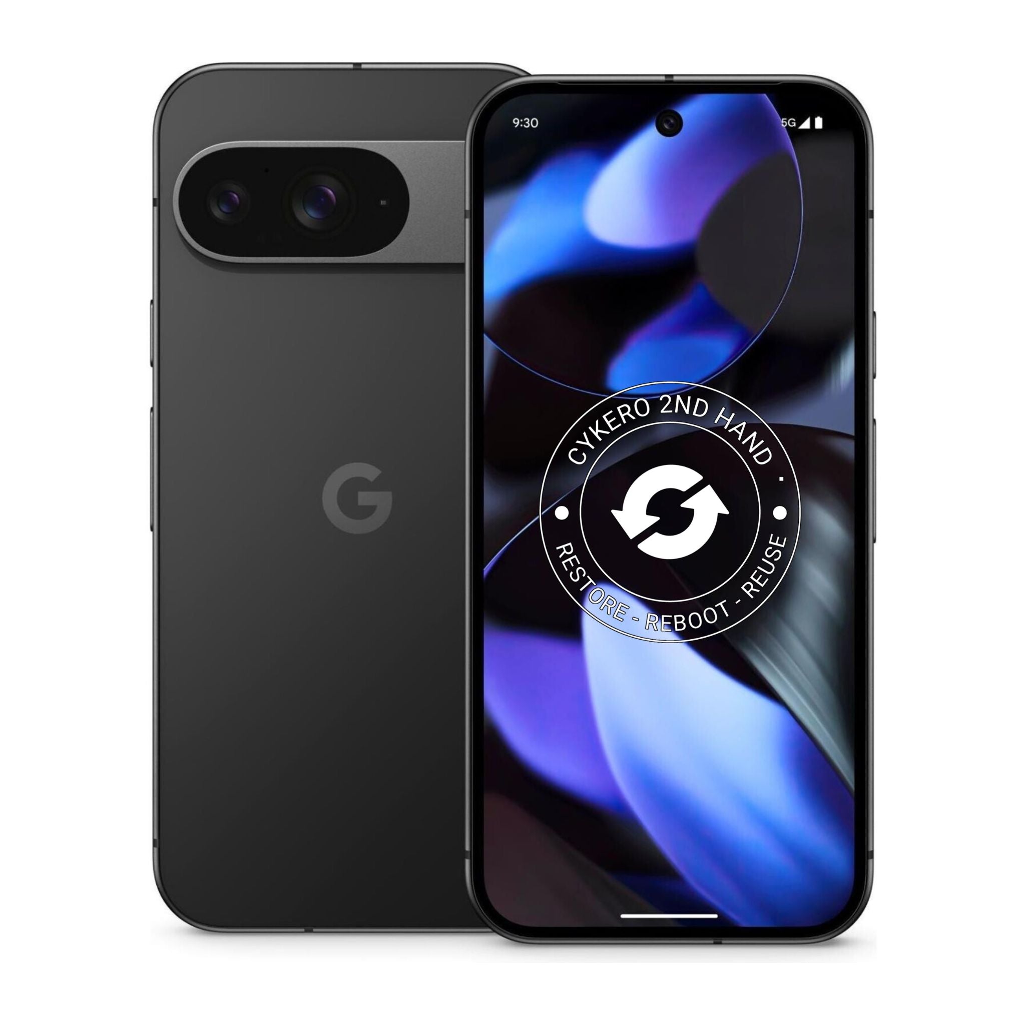 Google Pixel 9 256 GB Noir Volcanique Reconditionné