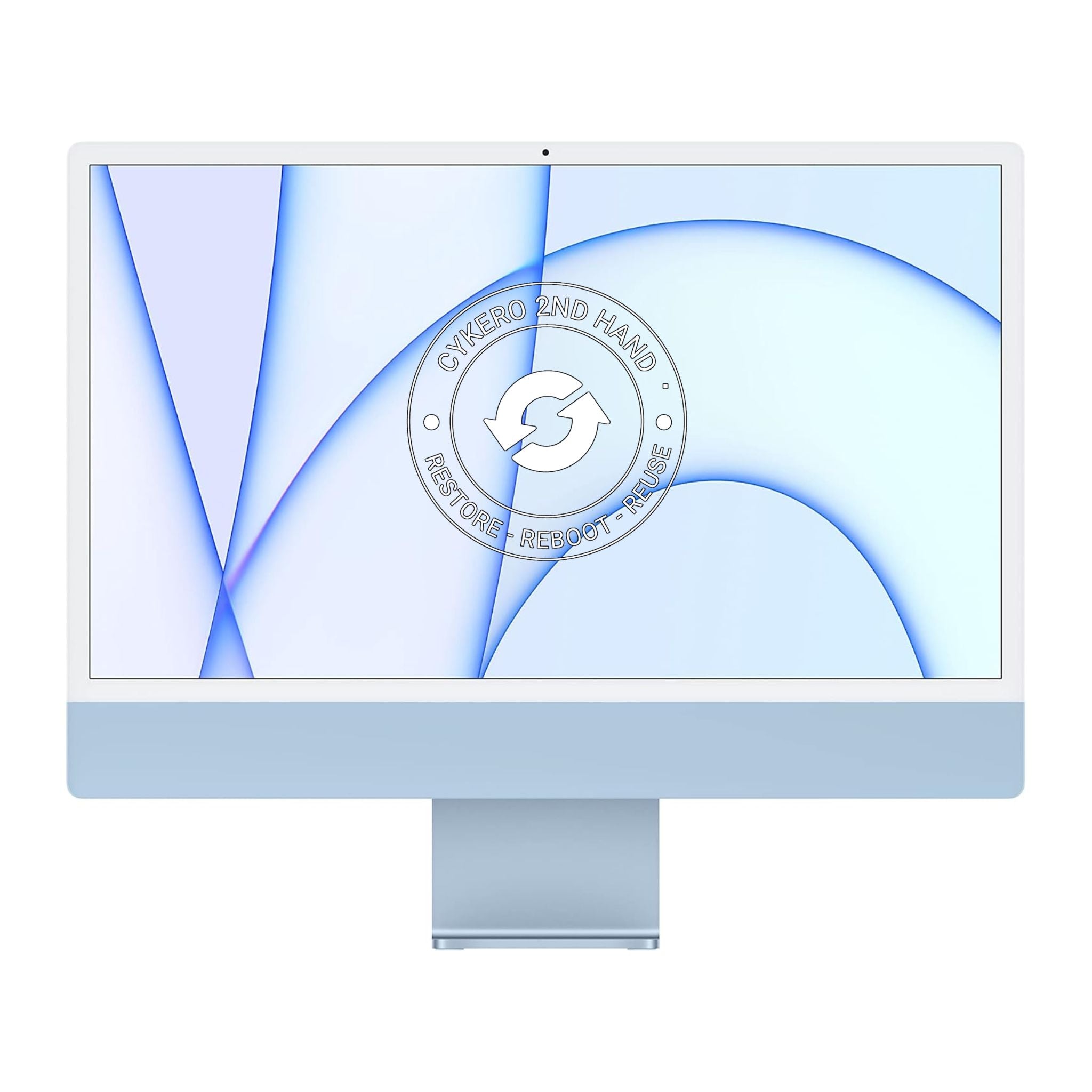 iMac 24" M3 (2023) 16GB 512GB GPU 10-coeurs Bleu Reconditionné