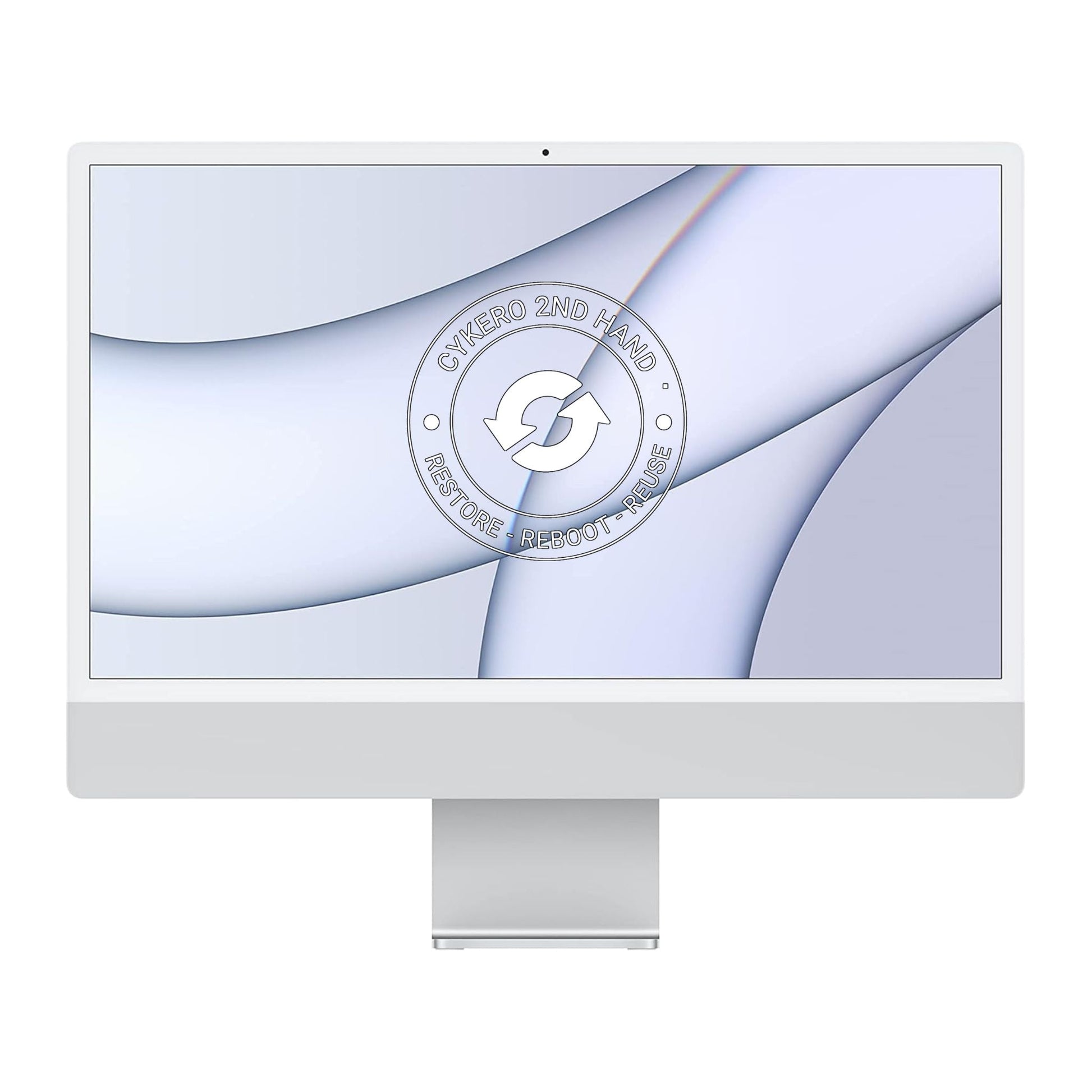 iMac 24" M3 (2023) 8GB 256GB GPU 10-coeurs Argent Reconditionné