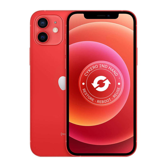 iPhone 12 128GB Rouge Reconditionné - Cykero