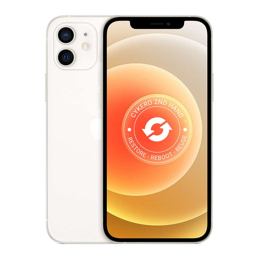 iPhone 12 128GB Blanc Reconditionné - Cykero