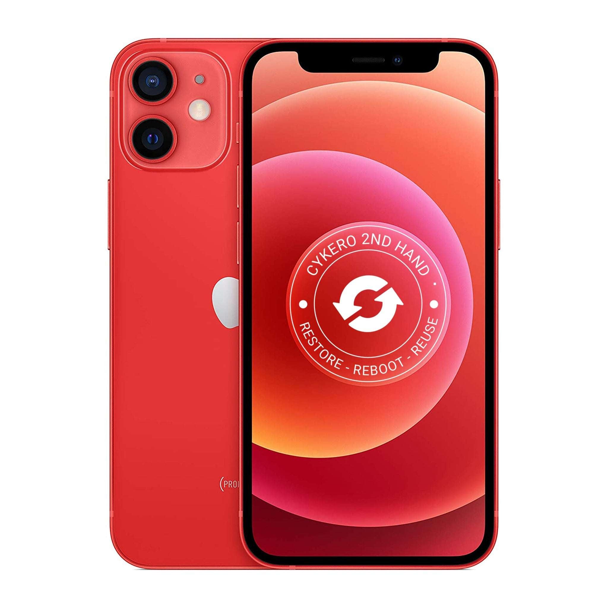 iPhone 12 Mini 256GB Rouge Reconditionné - Cykero