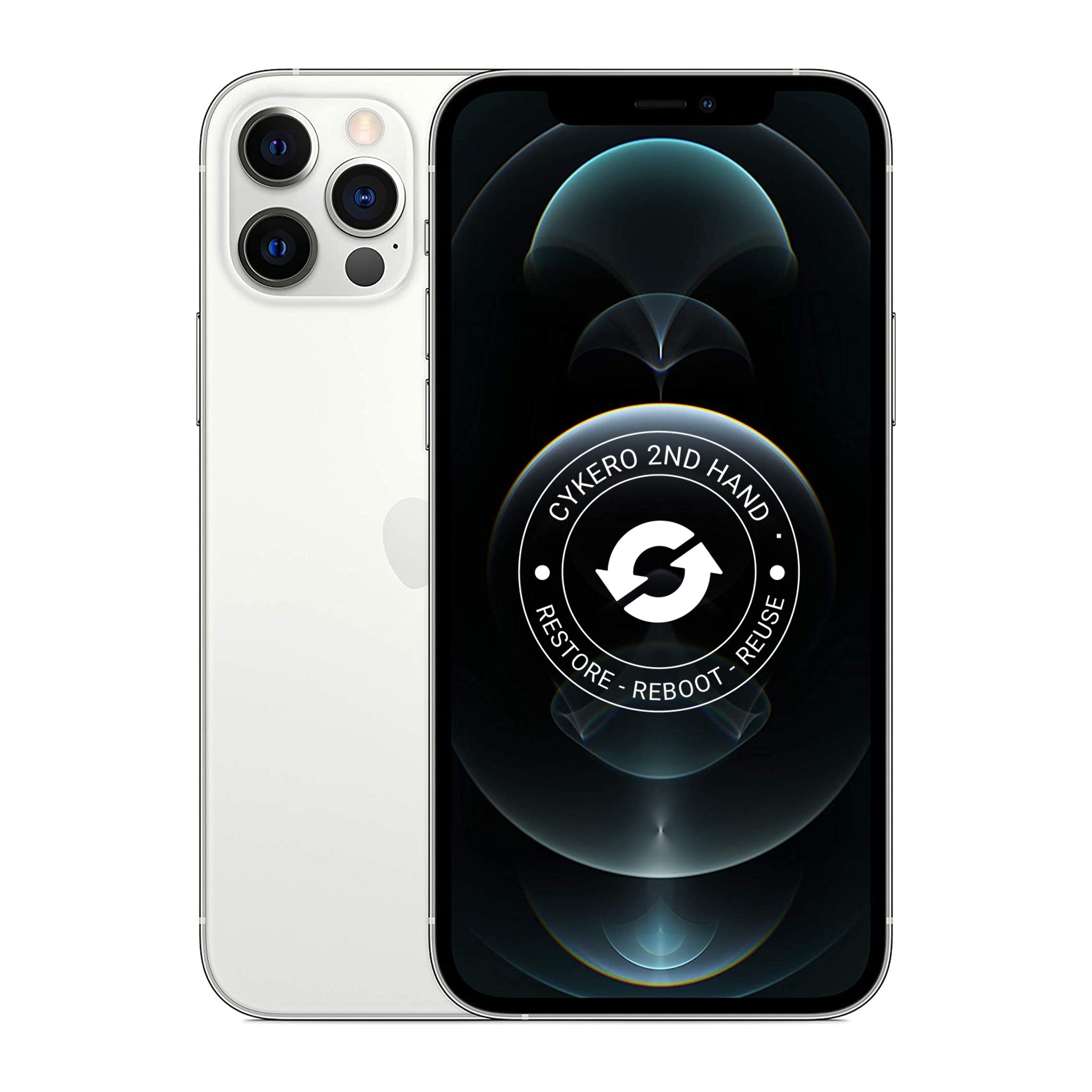 iPhone 12 Pro 128GB Argent Reconditionné - Cykero