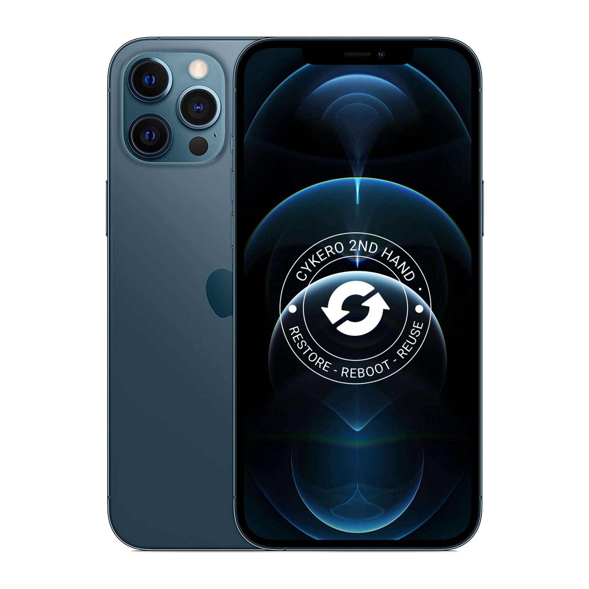 iPhone 12 Pro Max 256GB Bleu Pacifique Reconditionné - Cykero