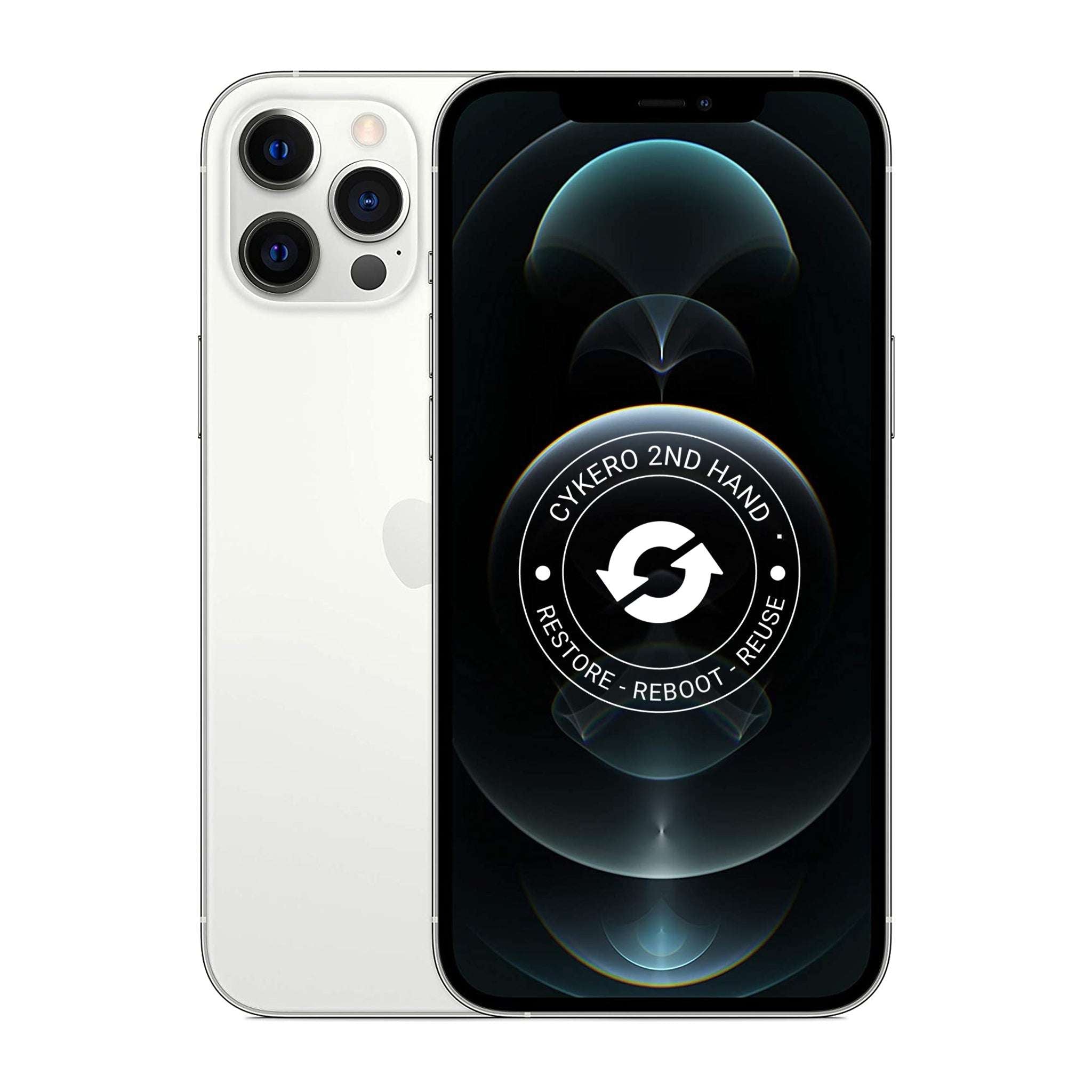 iPhone 12 Pro Max 128GB Argent Reconditionné - Cykero
