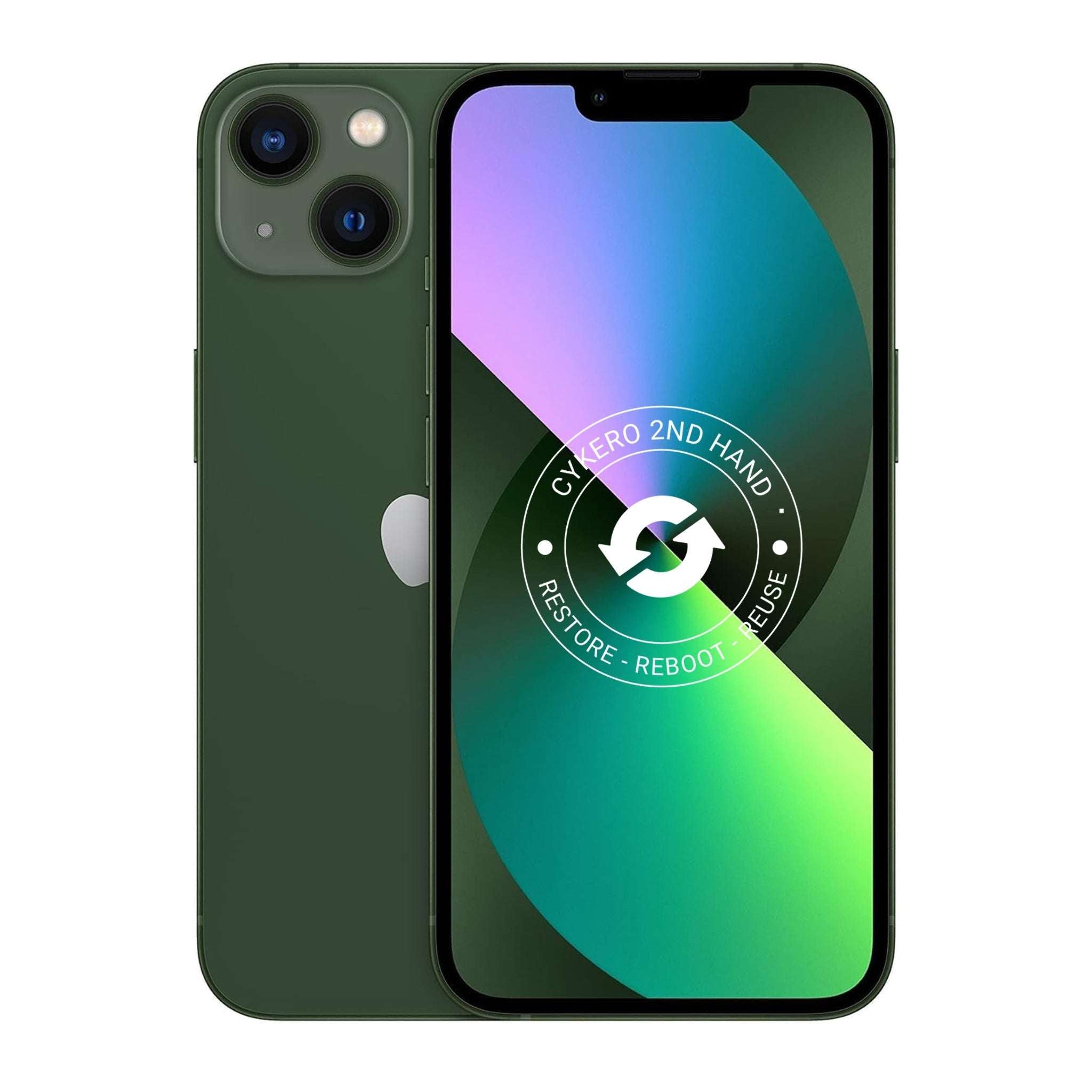 iPhone 13 512GB Vert Reconditionné - Cykero
