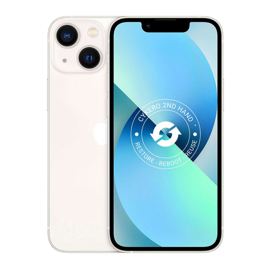 iPhone 13 Mini 128GB Blanc Reconditionné - Cykero