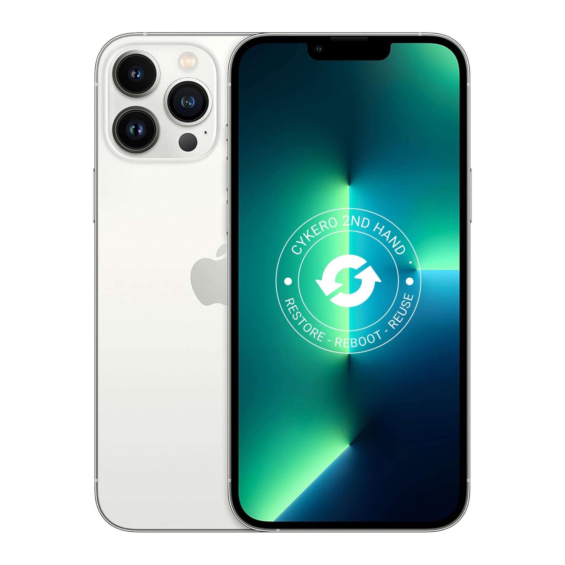 iPhone 13 Pro Max 128GB Argent Reconditionné - Cykero