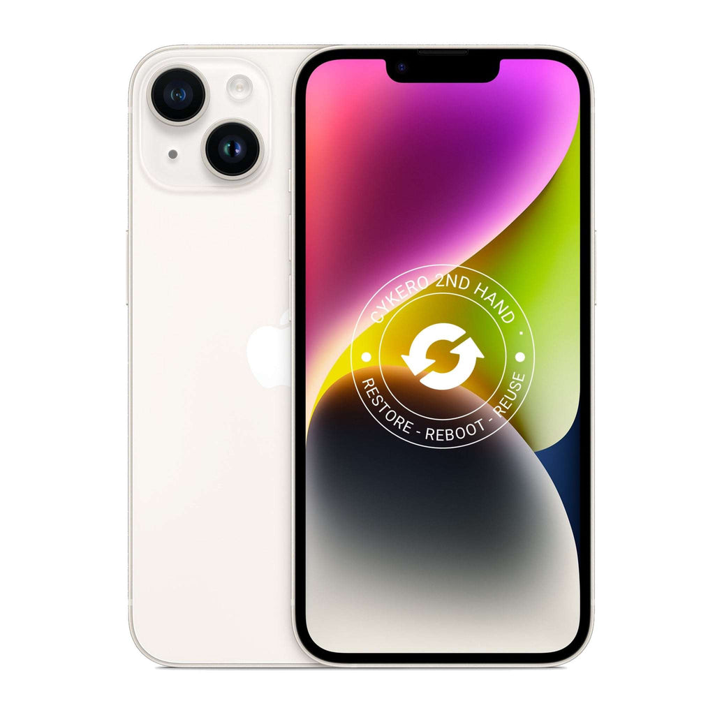 iPhone 14 128GB Lumiere Stellaire Reconditionné - Cykero