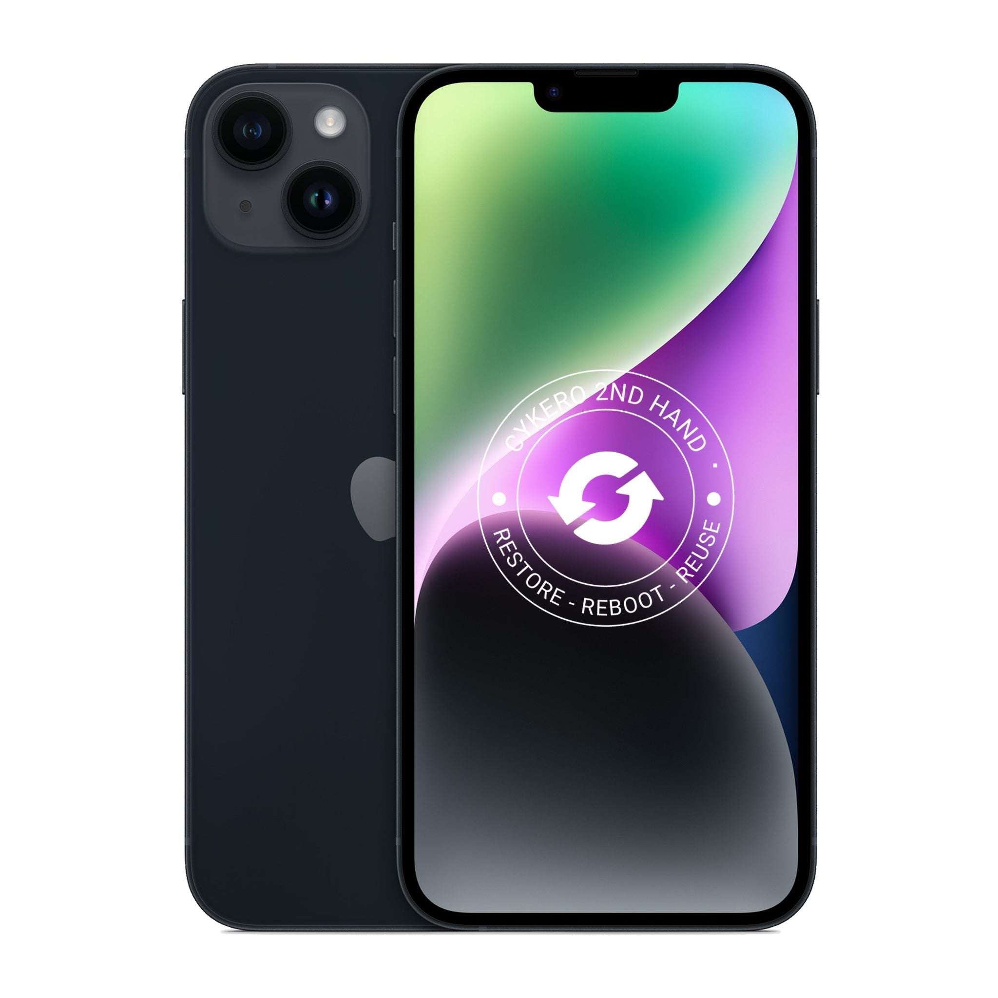 iPhone 14 Plus 256GB Minuit Reconditionné - Cykero