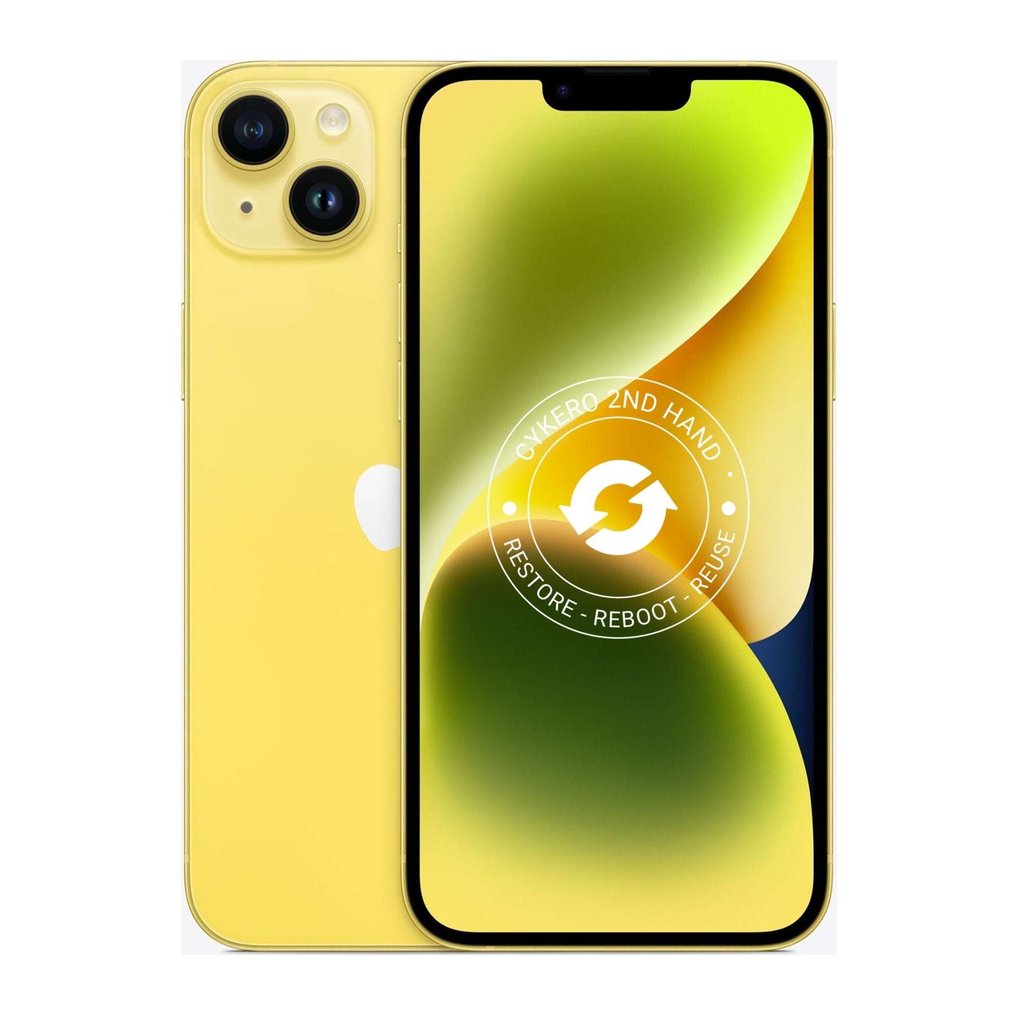 iPhone 14 Plus 256GB Jaune Reconditionné - Cykero