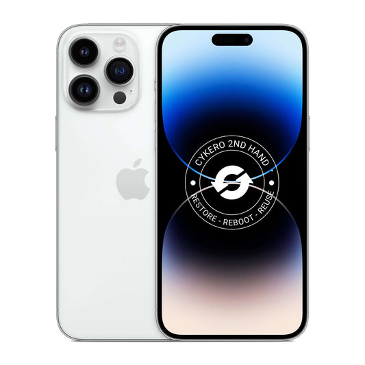 iPhone 14 Pro Max 128GB Argent Reconditionné - Cykero