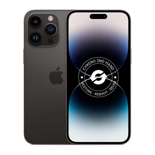 iPhone 14 Pro Max 256GB Noir Sidéral Reconditionné - Cykero