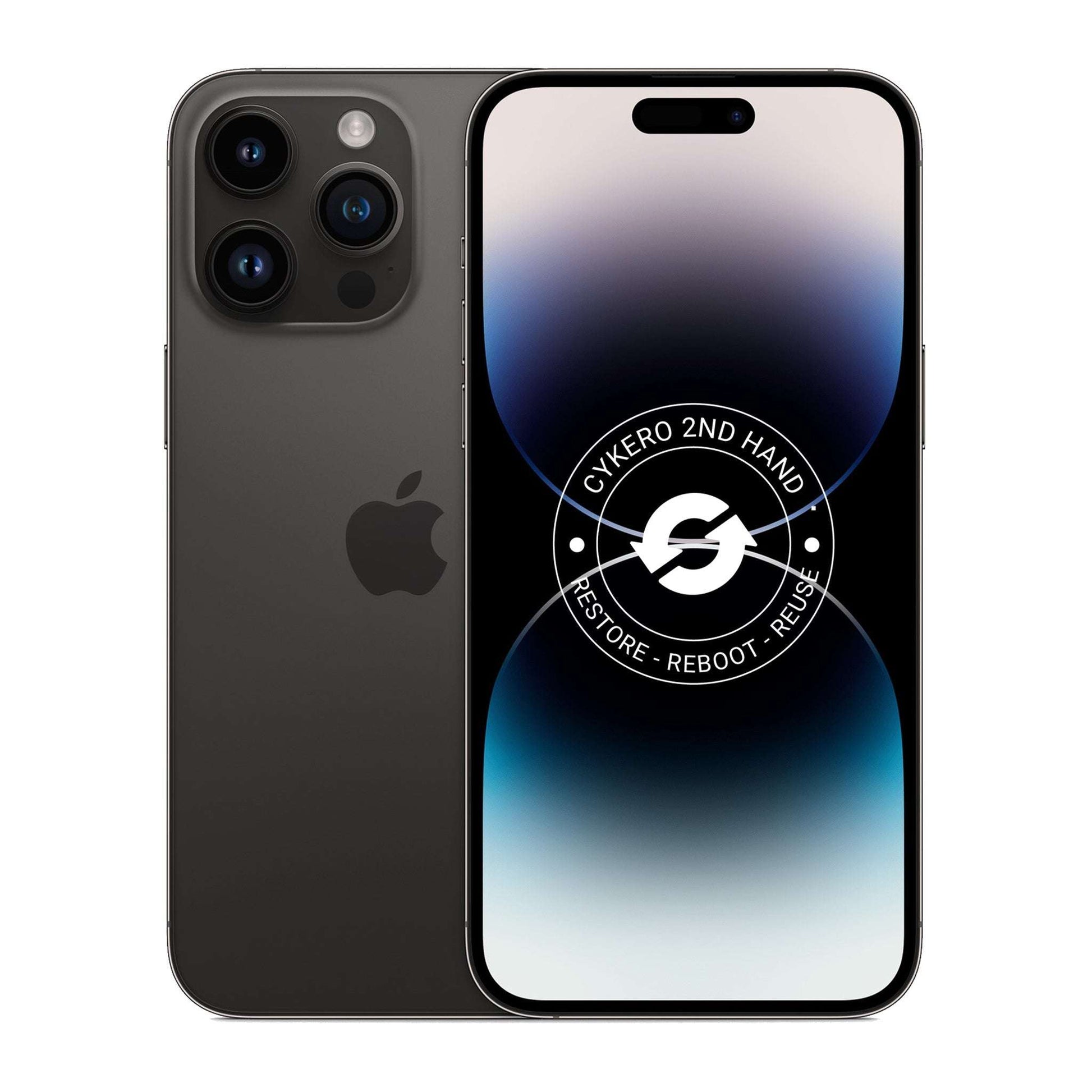 iPhone 14 Pro Max 128GB Noir Sidéral Reconditionné - Cykero
