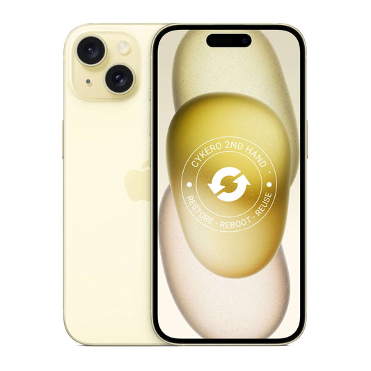 iPhone 15 512GB Jaune Reconditionné - Cykero