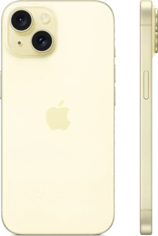 iPhone 15 256GB Jaune Reconditionné - Cykero
