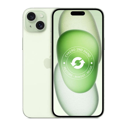 iPhone 15 Plus 128GB Vert Reconditionné - Cykero