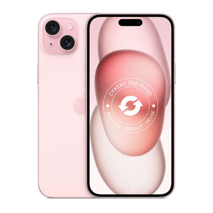 iPhone 15 Plus 256GB Rose Reconditionné - Cykero