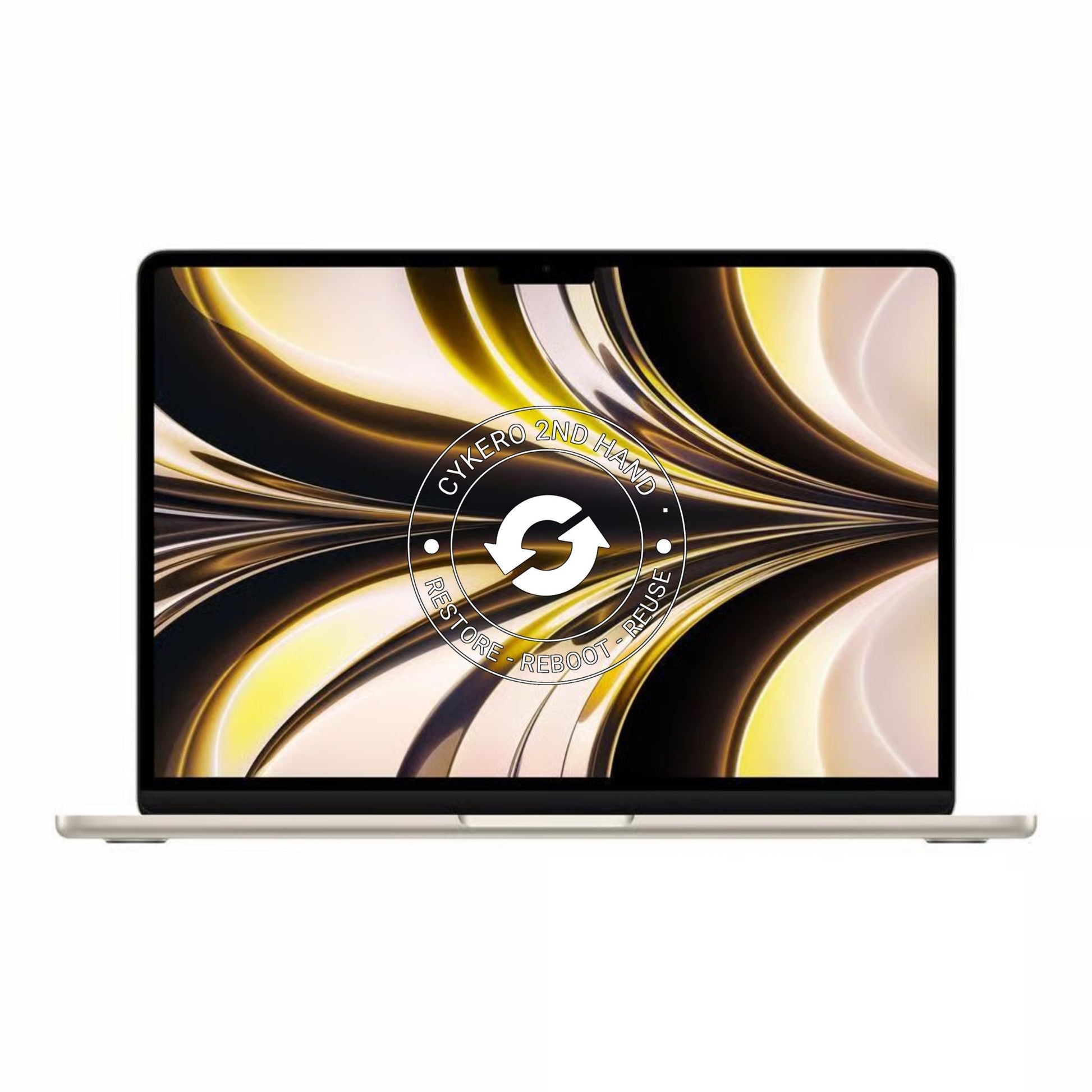 Macbook Air 13.6" M2 (2022) 8GB 512GB GPU 8-coeurs Lumière Stellaire Reconditionné