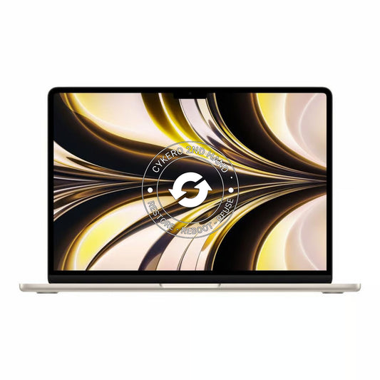 Macbook Air 13.6" M2 (2022) 8GB 512GB GPU 8-coeurs Lumière Stellaire Reconditionné