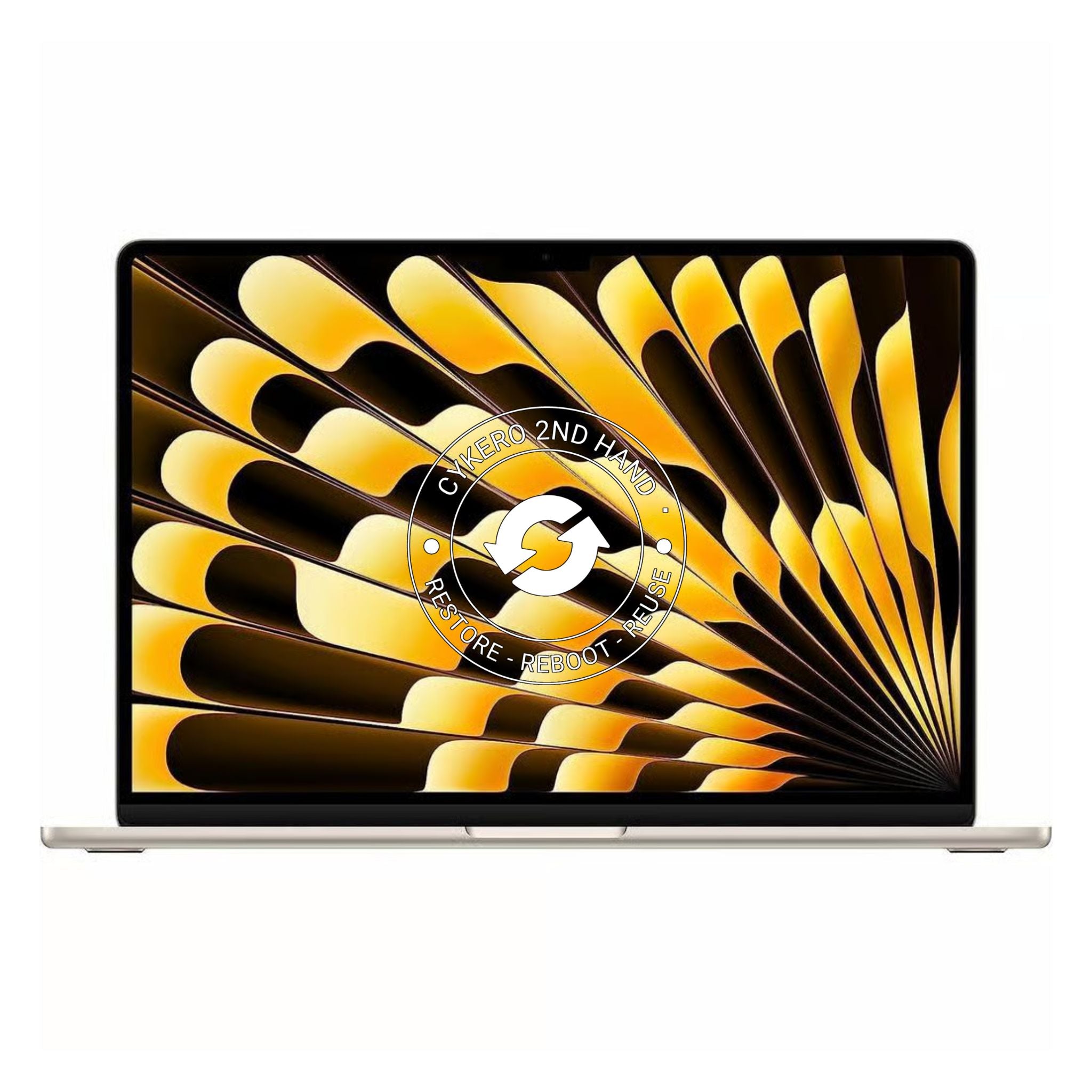 Macbook Air 15.3" M2 (2023) 16GB 256GB GPU 10-coeurs Lumière Stellaire Reconditionné