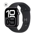 Watch Series 10 (2024) 42mm GPS Aluminium Noir de Jais - Bracelet M/L