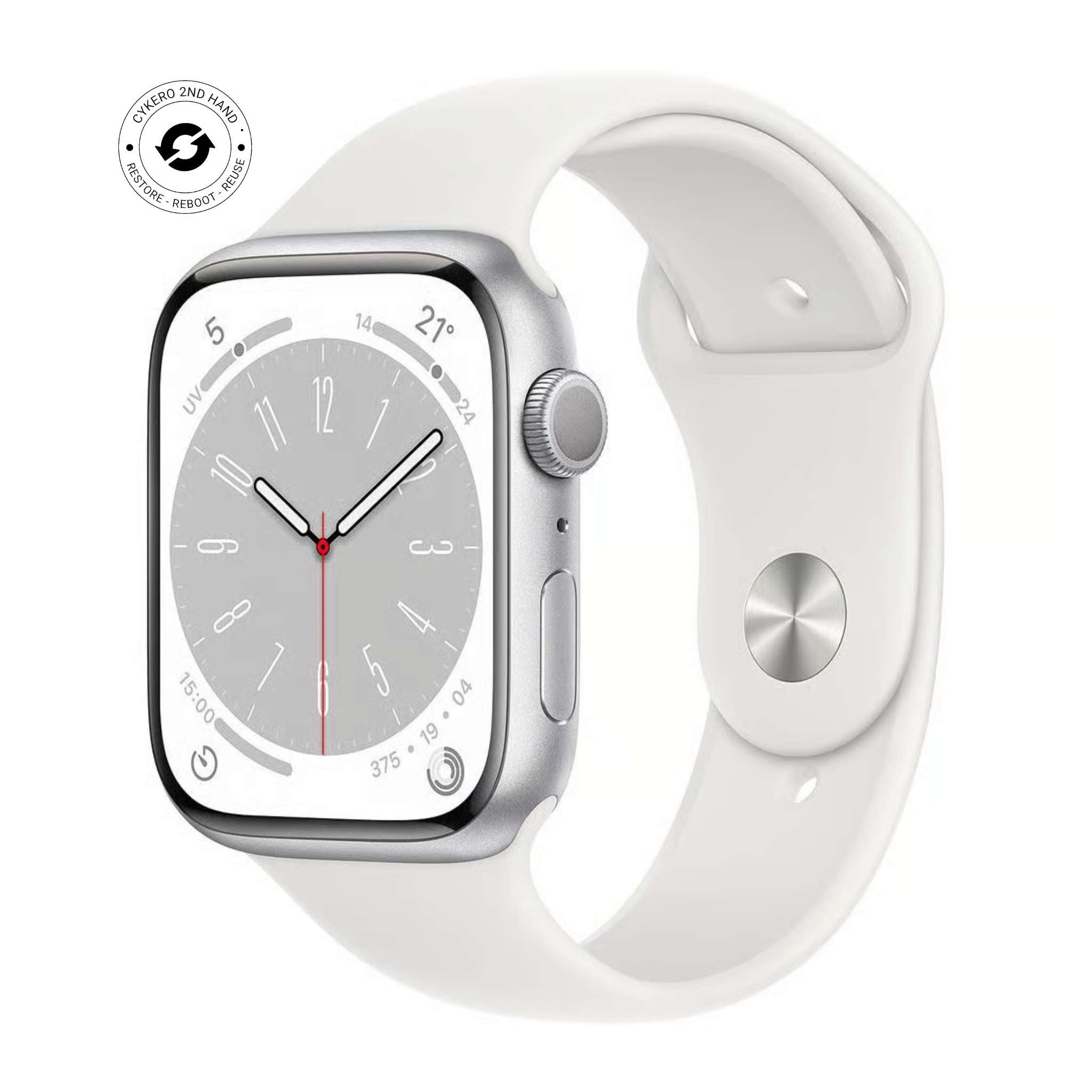 Watch Series 9 (2023) 45mm GPS Aluminium Silber - Armband M/L