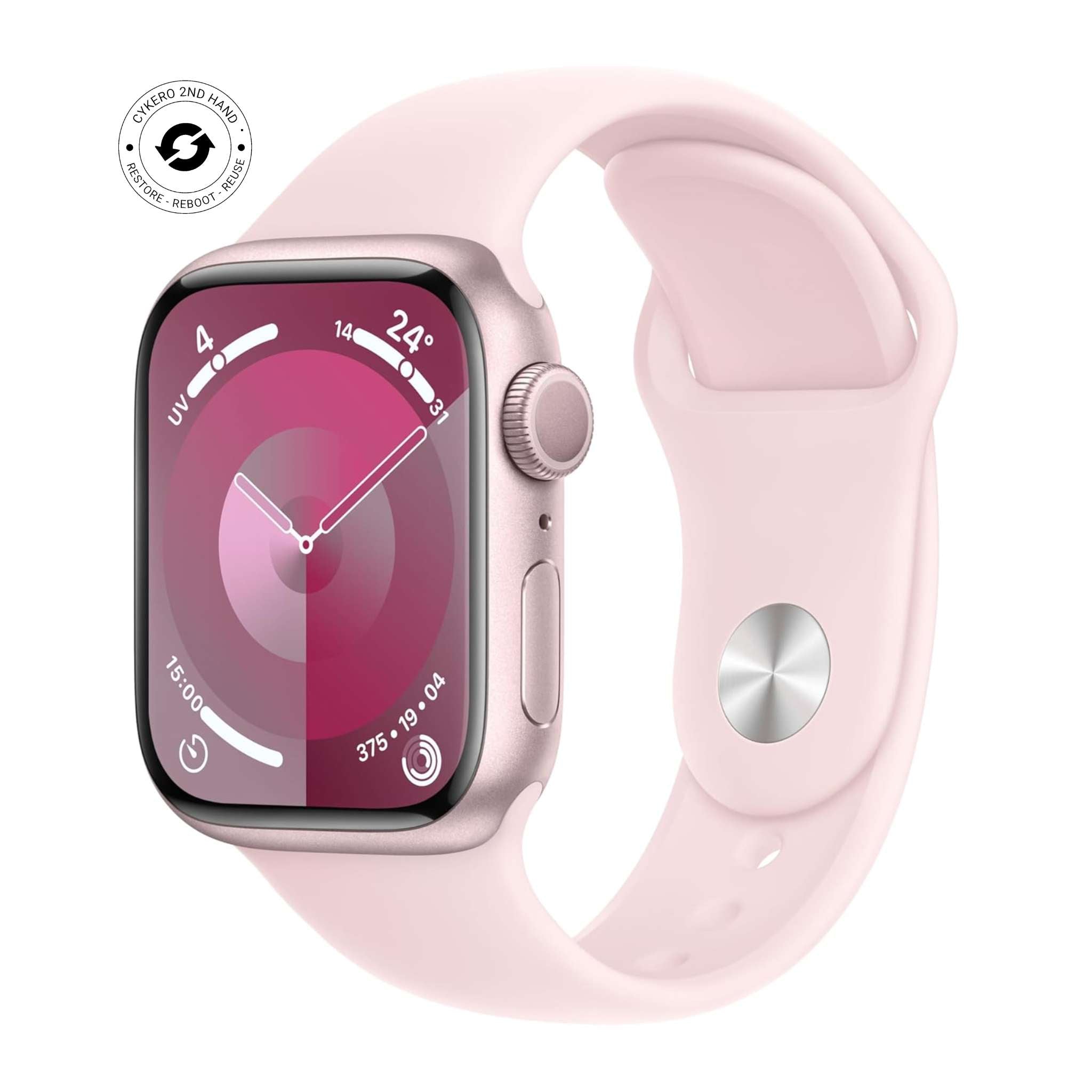 Watch Series 9 (2023) 45 mm GPS Aluminium Rosé – Armband M/L