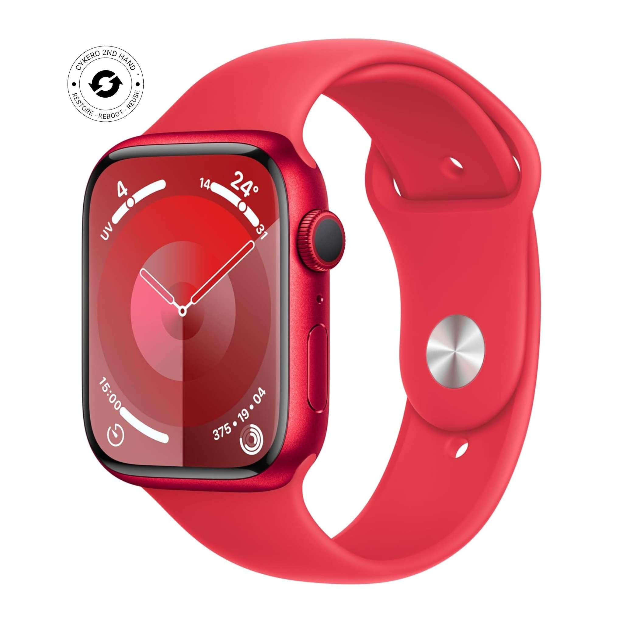 Watch Series 9 (2023) 41mm GPS Aluminium Rot - Armband M/L