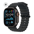 Watch Ultra 2 (2023) 49mm GPS+Cellular Schwarzes Titan – Schwarzes Ocean Armband
